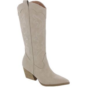 DV By Dolce Vita Womens KINDRED Tan Cowboy, Western Boots Shoes NWOB